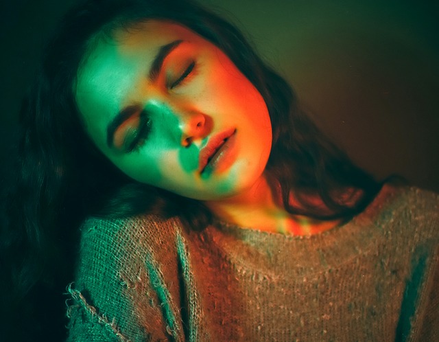 Free Portrait Neon Light photo and picture