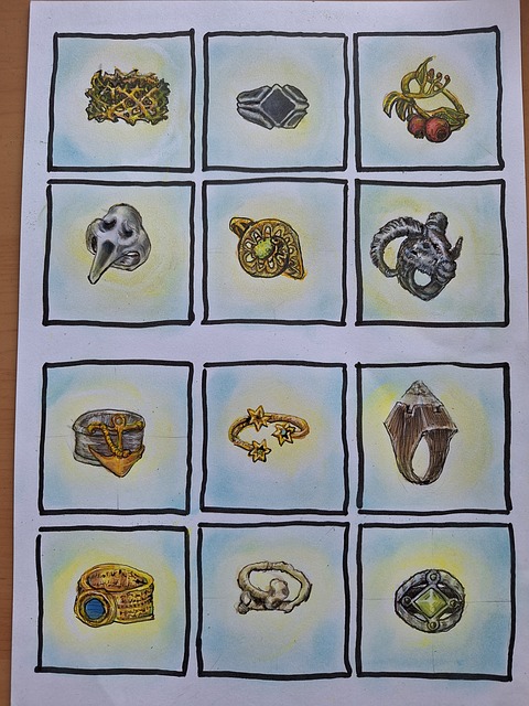 Anillos, Arte, Joyería, Ilustración