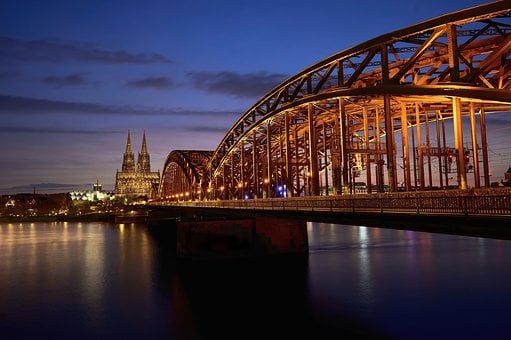 Free Cologne Hohenzollern Bridge photo and picture