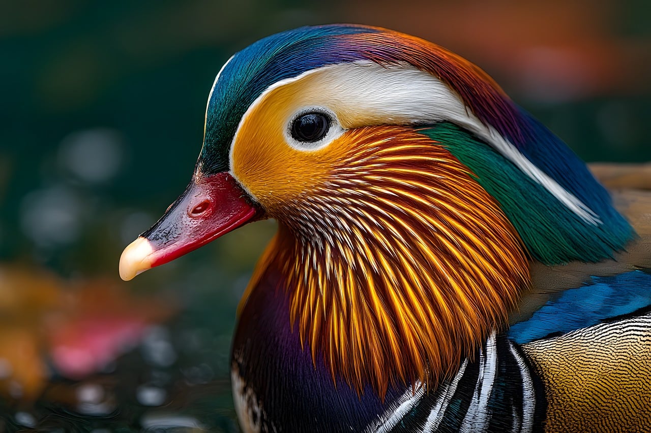 Mandarin Duck - free online jigsaw puzzle photo