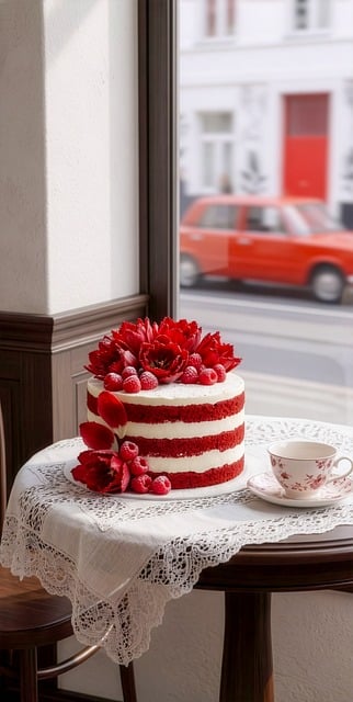 Free Cake Red Velvet Cake photo and picture