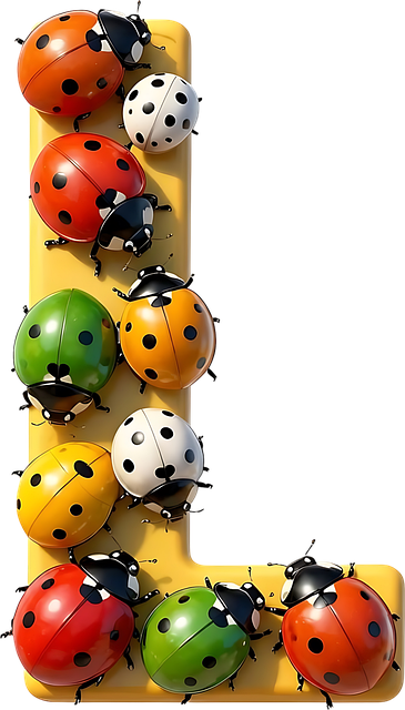 Free Letter Ladybug illustration and picture