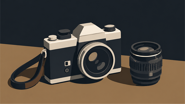 Free camera vintage lens vector