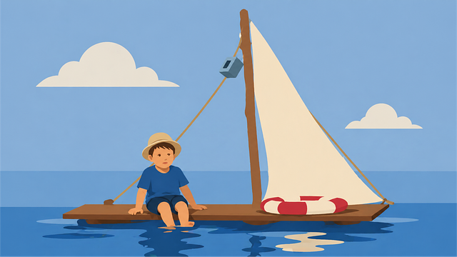 Kind, Boot, Zee, Zeilen, Zomer, Reizen