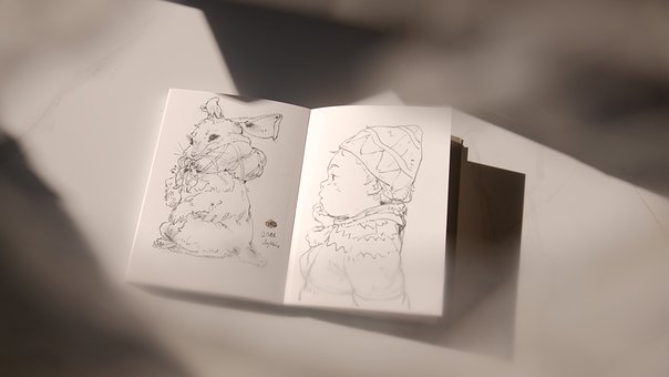 Tekening, Kunst, Schets, Notitieboekje