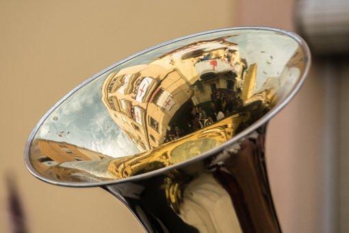 Free Musical Instrument Mirror Reflection photo and picture