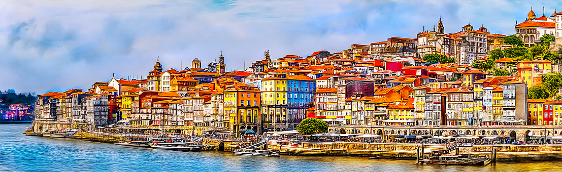Lisboa, Vista, Verano, Mediterráneo