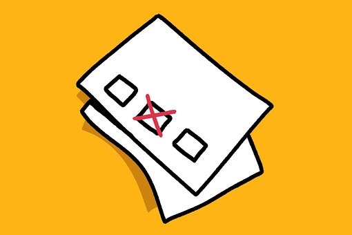 Votare, Buletin De Vot, Marcat