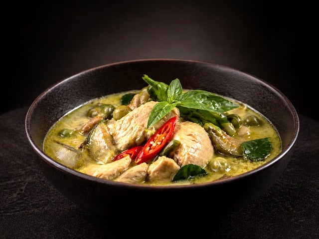 Groene Curry, Thaise Keuken, Pikant