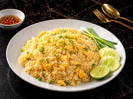 Free Fried Rice Thai Cuisine illustration and picture