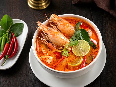 Free Tom Yum Goong Thai Soup illustration and picture