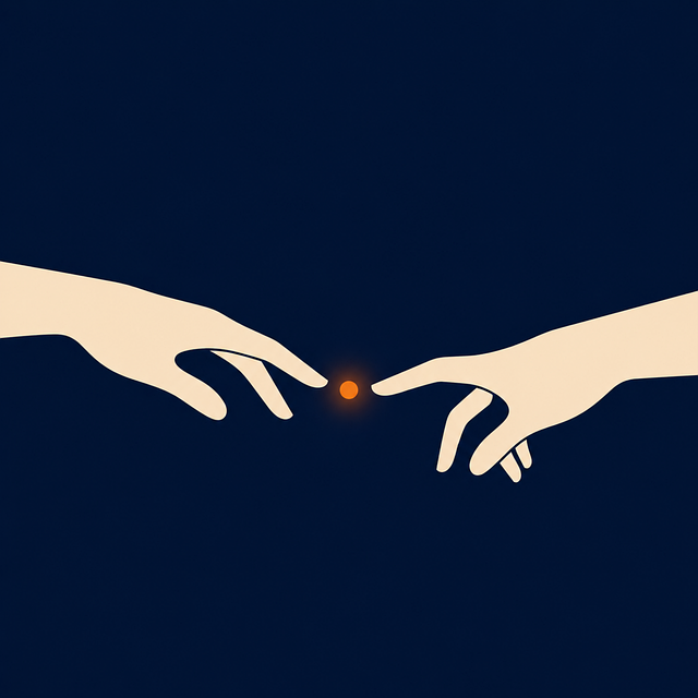 Free connection hands energy illustration
