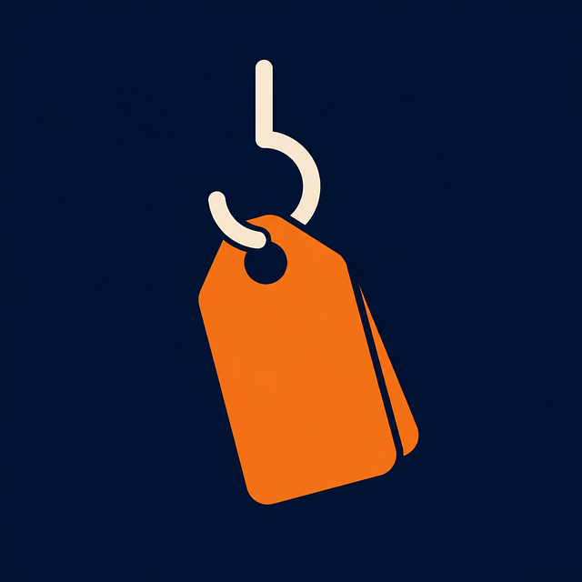 Free price tag label discount vector