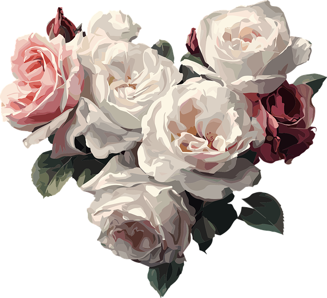 Roser, Blomster, Bukett, Romantisk
