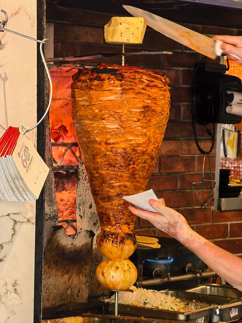 Kebab, Rotisserie, Kniv, Mursten