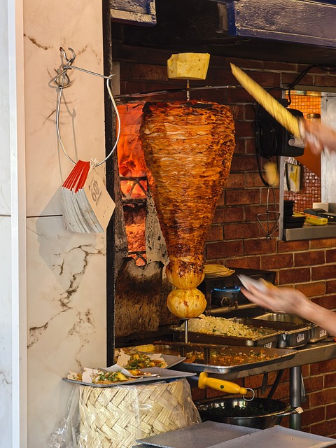 Shawarma, Grillning, Kød, Køkken, Ild