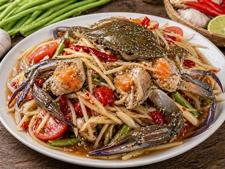 Free Papaya Salad illustration and picture