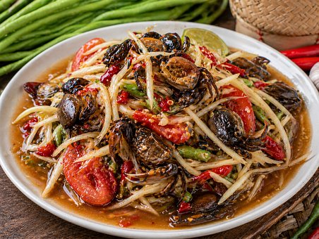 Free Papaya Thai_Salad illustration and picture