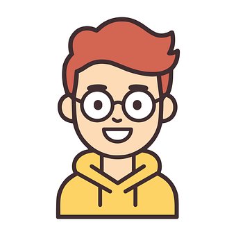 Mann, Junge, Jugend, Karikatur