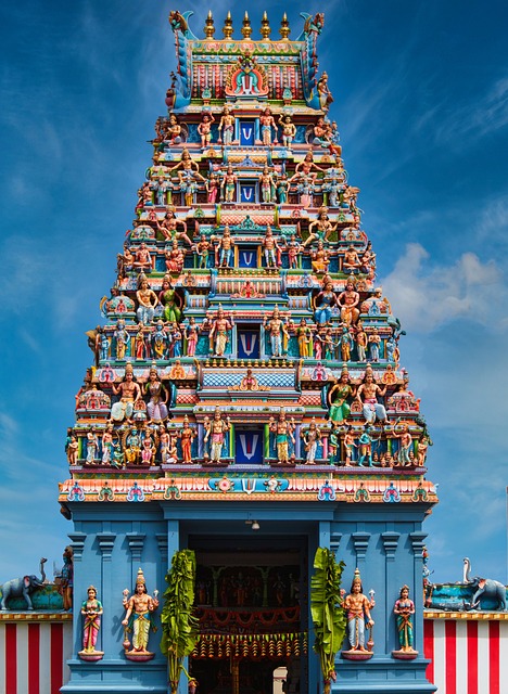 Free Indian Temple Temple Architecture illustration and picture