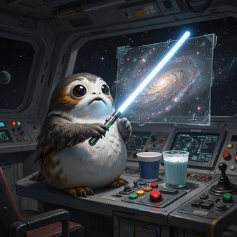 Kosmischer Künstler, Vogel