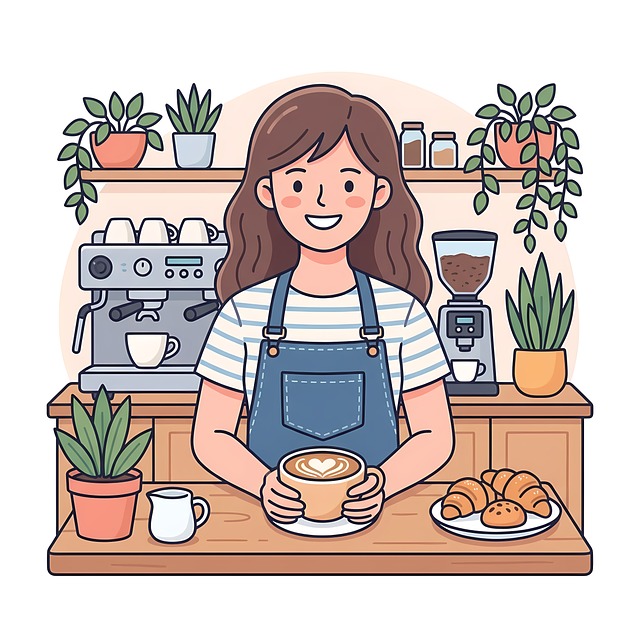 Barista, Kaffee, Cappuccino, Café