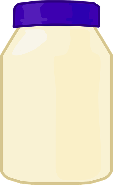 Free Mayonnaise Container vector and picture