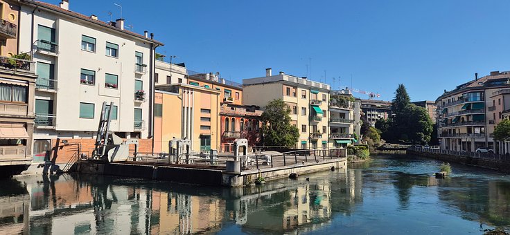 Treviso, Fluss, Wasser, Venedig, Stadt