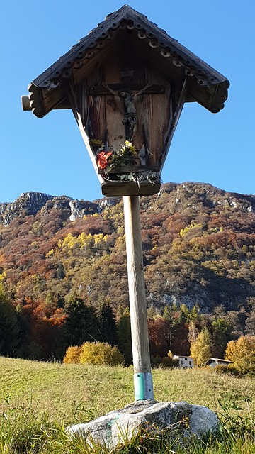 Cruce, Munte, Toamnă, Floare Decorativă