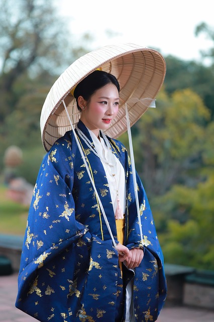 Mode, Traditionel, Hat, Kvinde, Asiatisk
