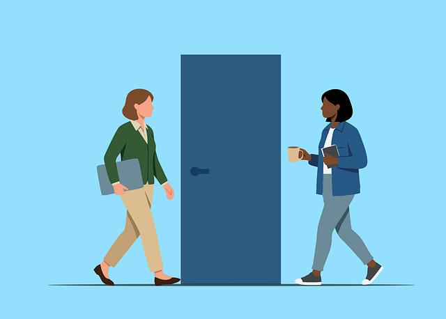 Free business office coworkers vector