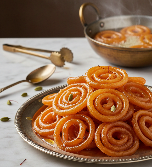 Free jalebi indian dessert sweet treat illustration