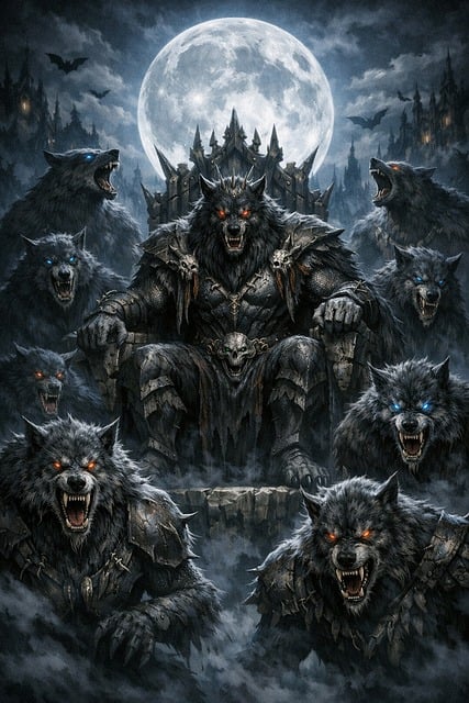 Free Werewolf King illustration and picture