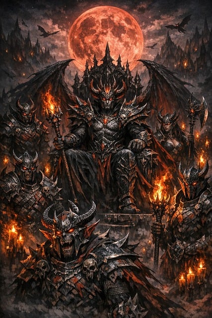 Free Demonic Warrior illustration and picture