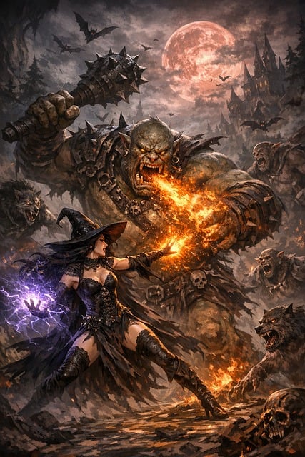 Free Warrior Witch illustration and picture