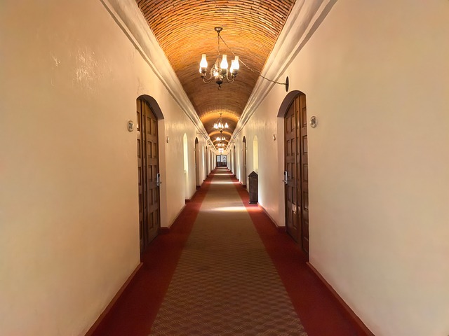 Hotel, Arkitektur, Bygning, Gang