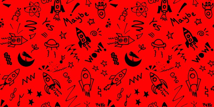 Free Space Rocket illustration and picture