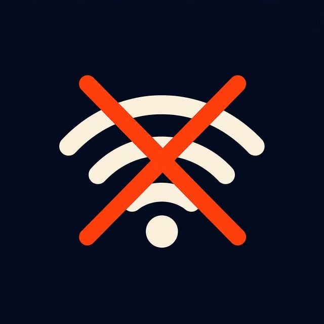 Free wifi no connection offline vector