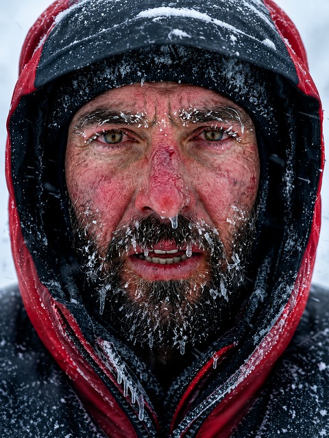 Free Man Snow illustration and picture