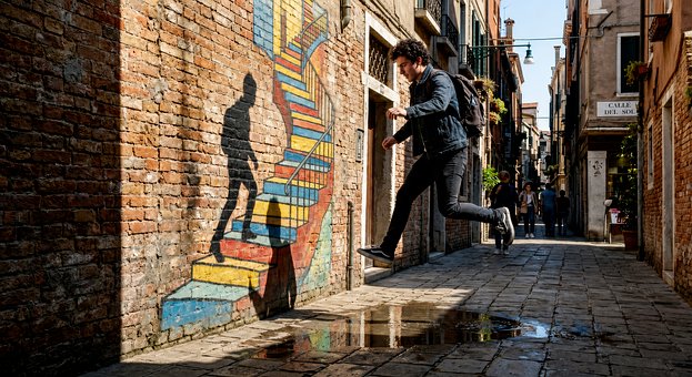 Free Movement Reflection illustration and picture