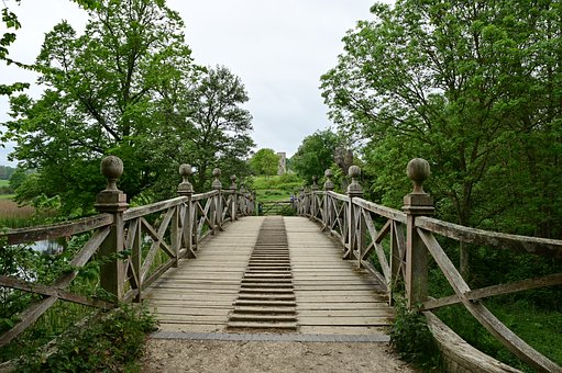 Free Bridge Wooden Bridge photo and picture
