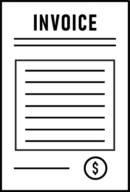 Free Invoice Document vector and picture