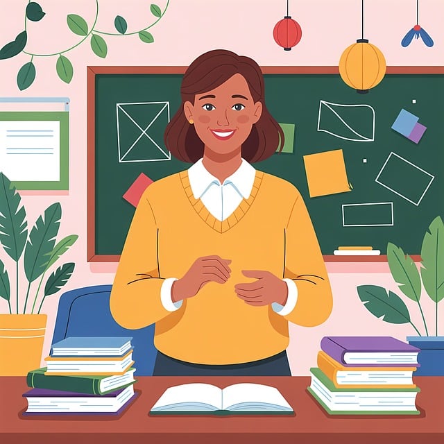 Free teacher education school illustration