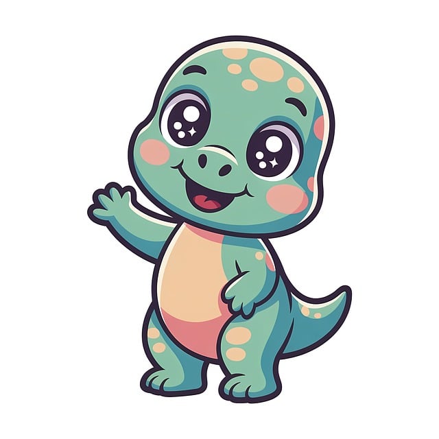 Free dinosaur nature cute illustration