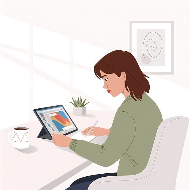 Free Woman Tablet photo and picture
