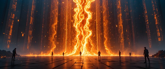 Cyberpunk, Energie, Feuerwirbel