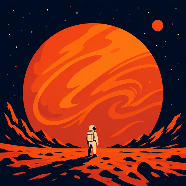 Free astronaut space planet vector