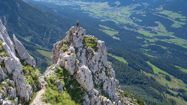 Free Mountain Hiking photo and picture