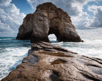 Free Rock Arch Sea Arch illustration and picture