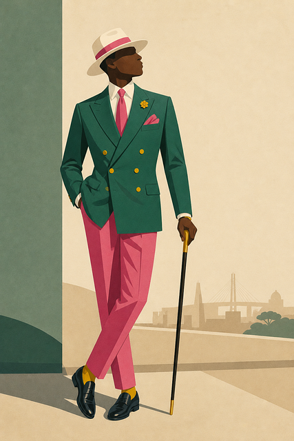 Free Retro Fashion Elegant Gentleman vector and picture